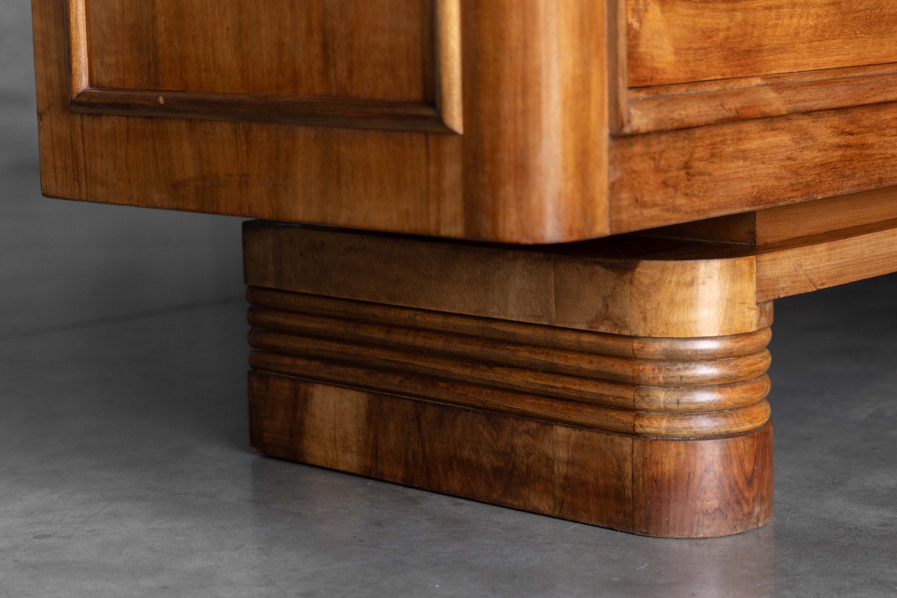 Art Deco Walnut Sideboard, France - 1930s