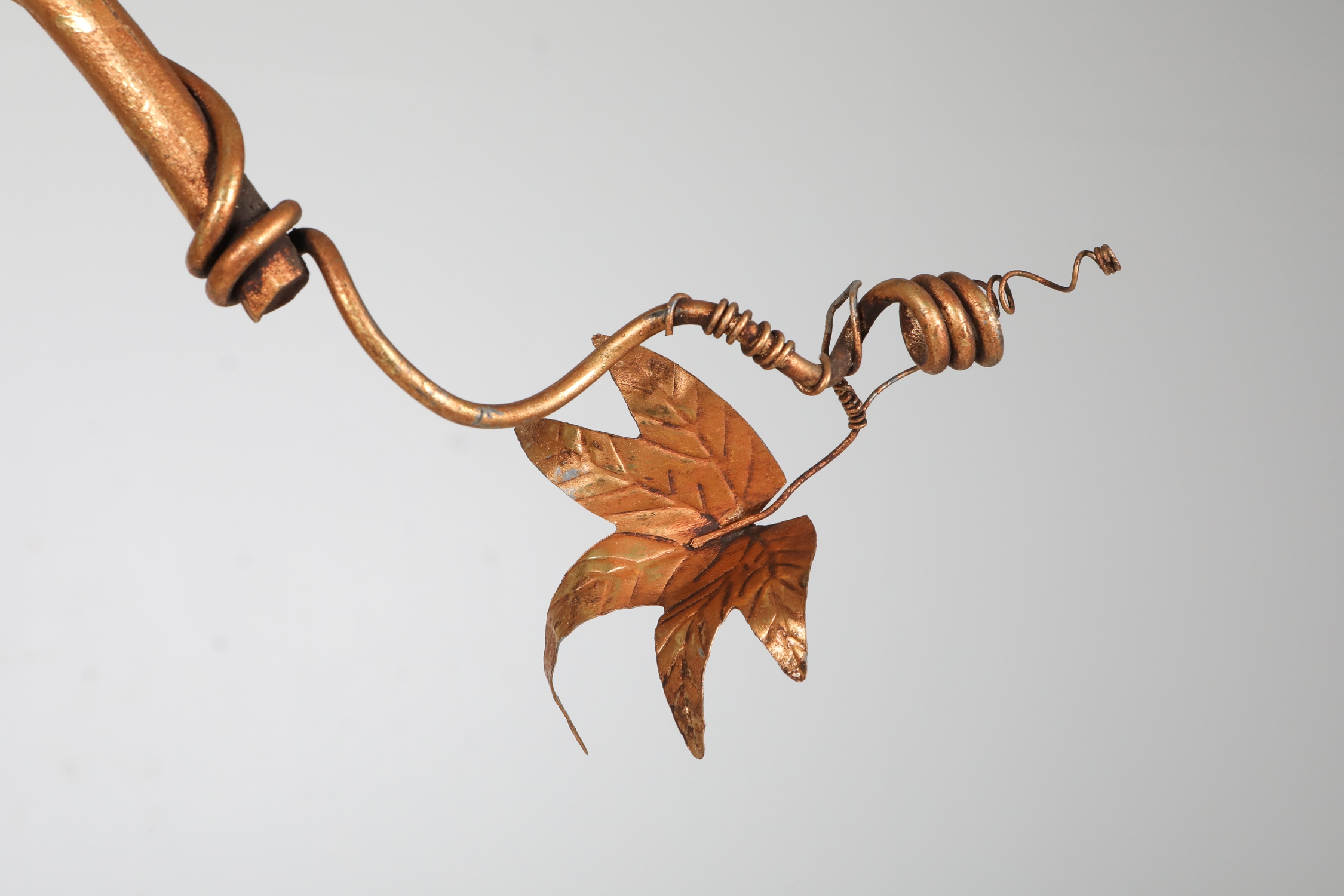 Gilt Metal Pair of Birdcage Stands - 1970's