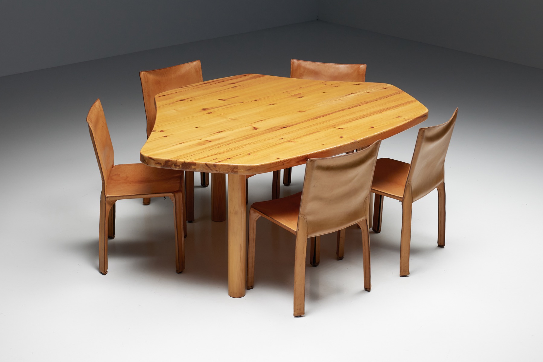 Atelier Français Perriand Les Arcs Style Dining Table - 1960's