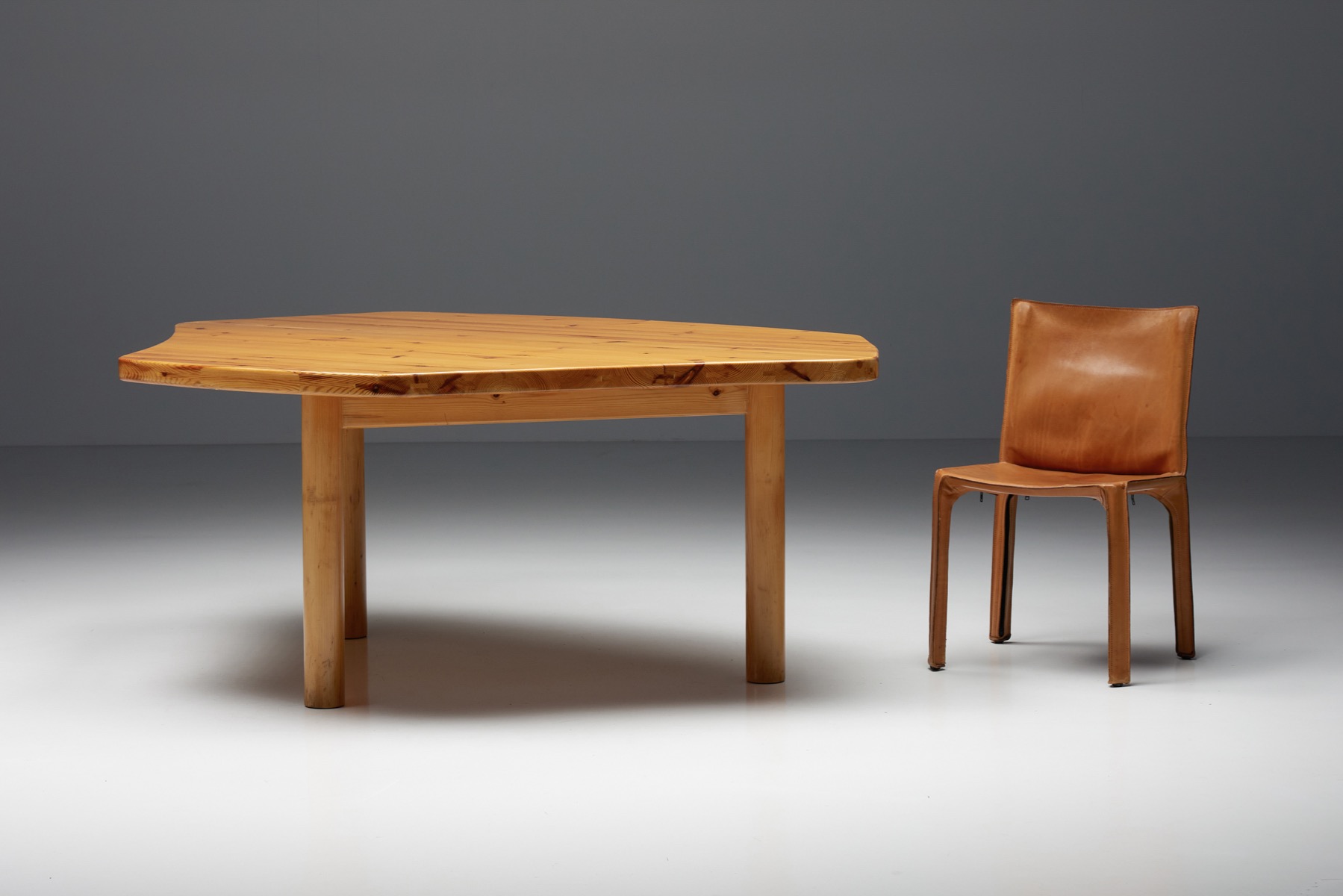 Atelier Français Perriand Les Arcs Style Dining Table - 1960's