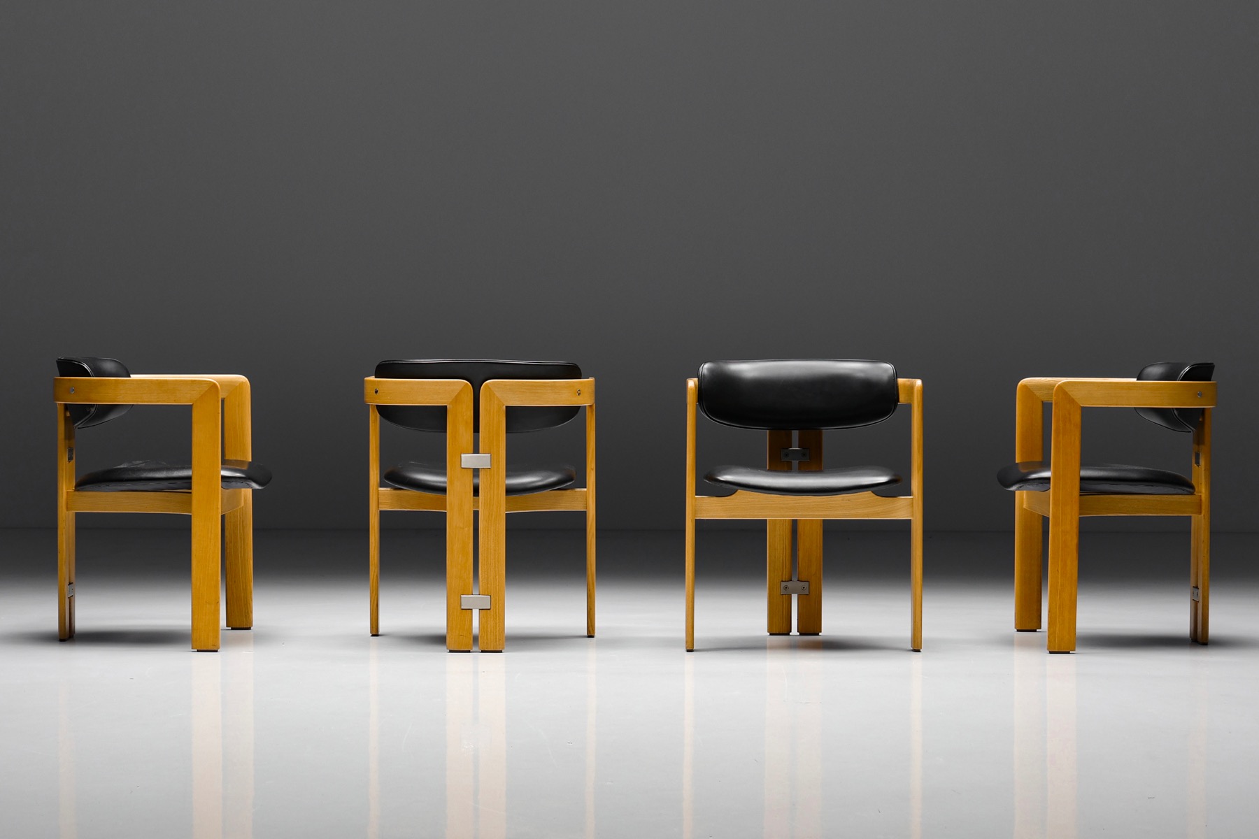 Pamplona Dining Chairs by Augusto Savin for Pozzi - 1965