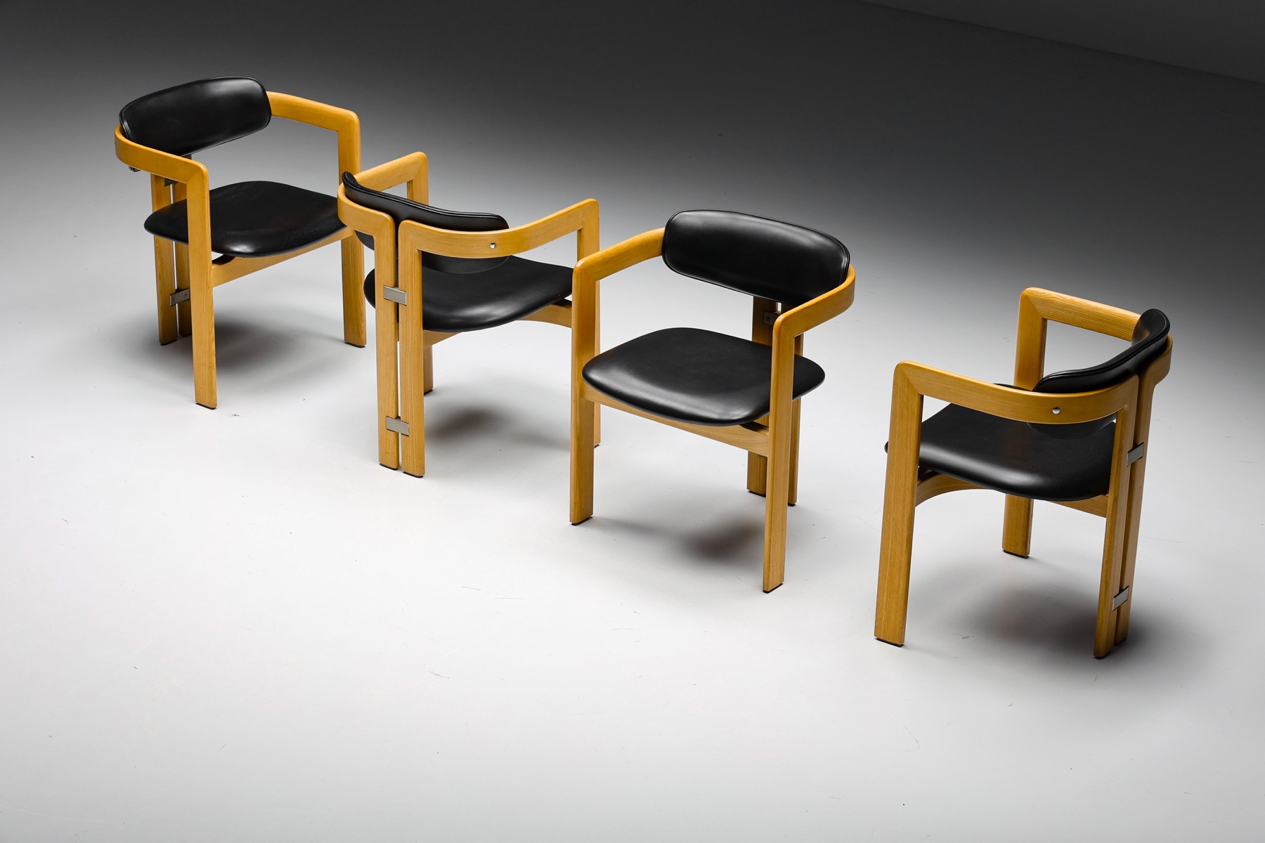 Pamplona Dining Chairs by Augusto Savin for Pozzi - 1965