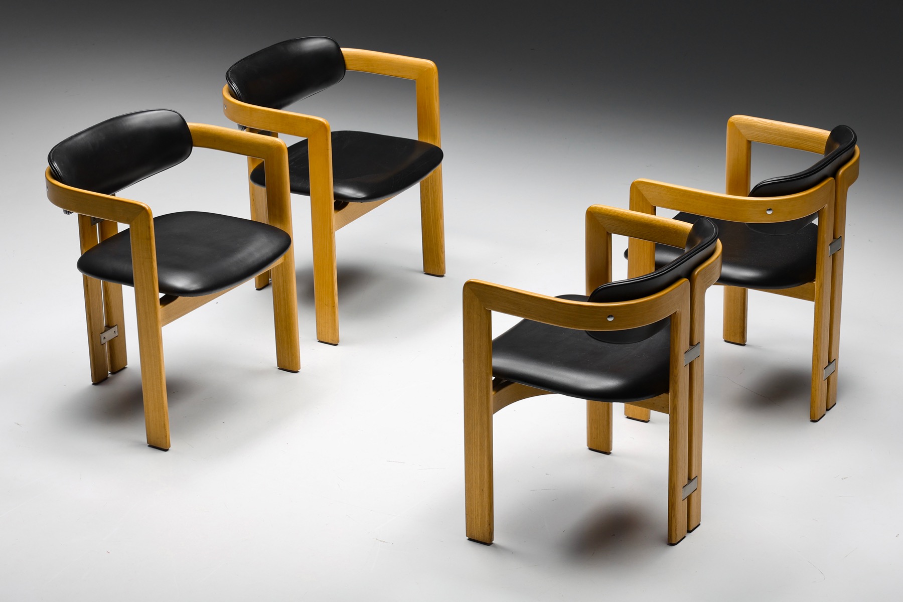 Pamplona Dining Chairs by Augusto Savin for Pozzi - 1965