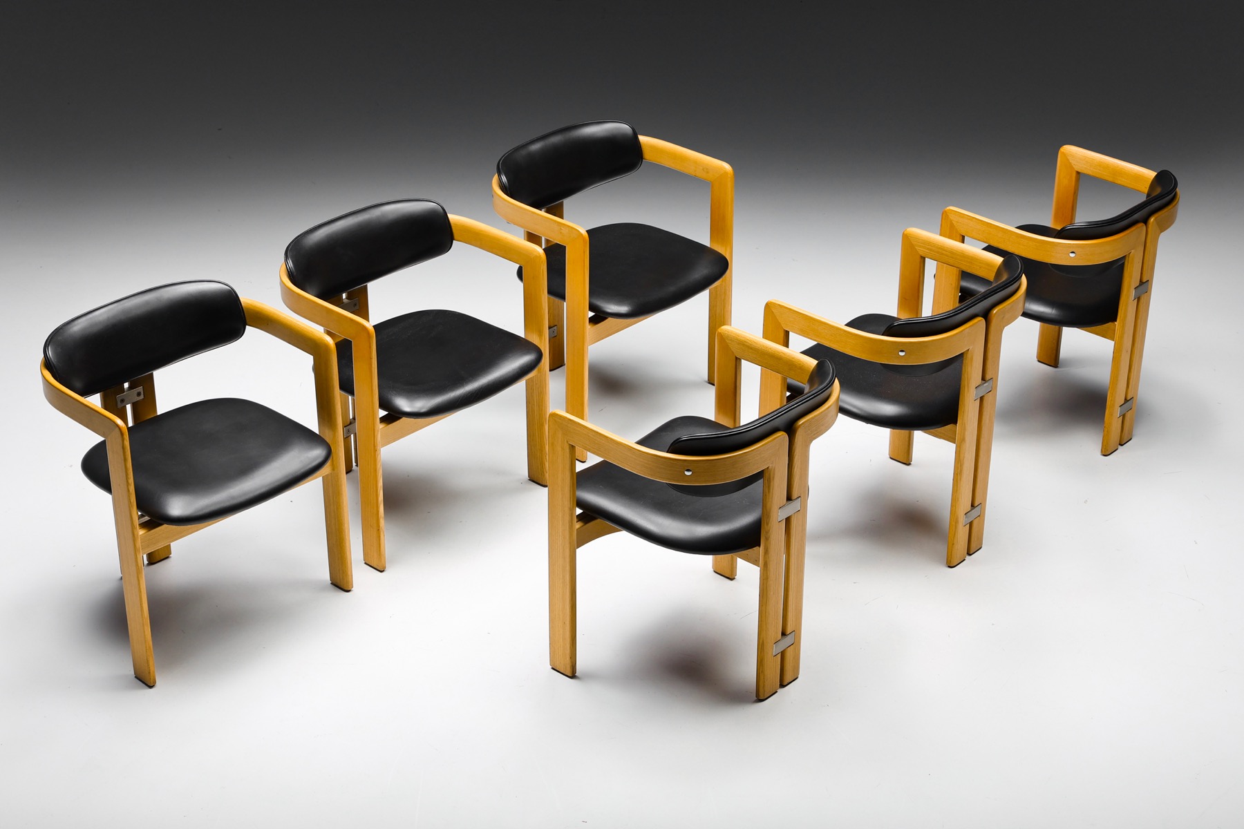 Pamplona Dining Chairs by Augusto Savin for Pozzi - 1965