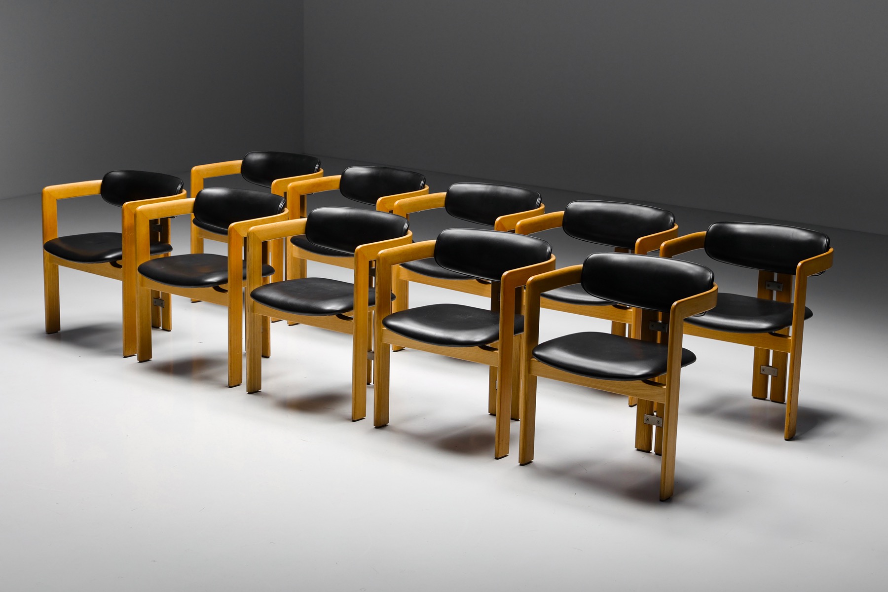 Pamplona Dining Chairs by Augusto Savin for Pozzi - 1965