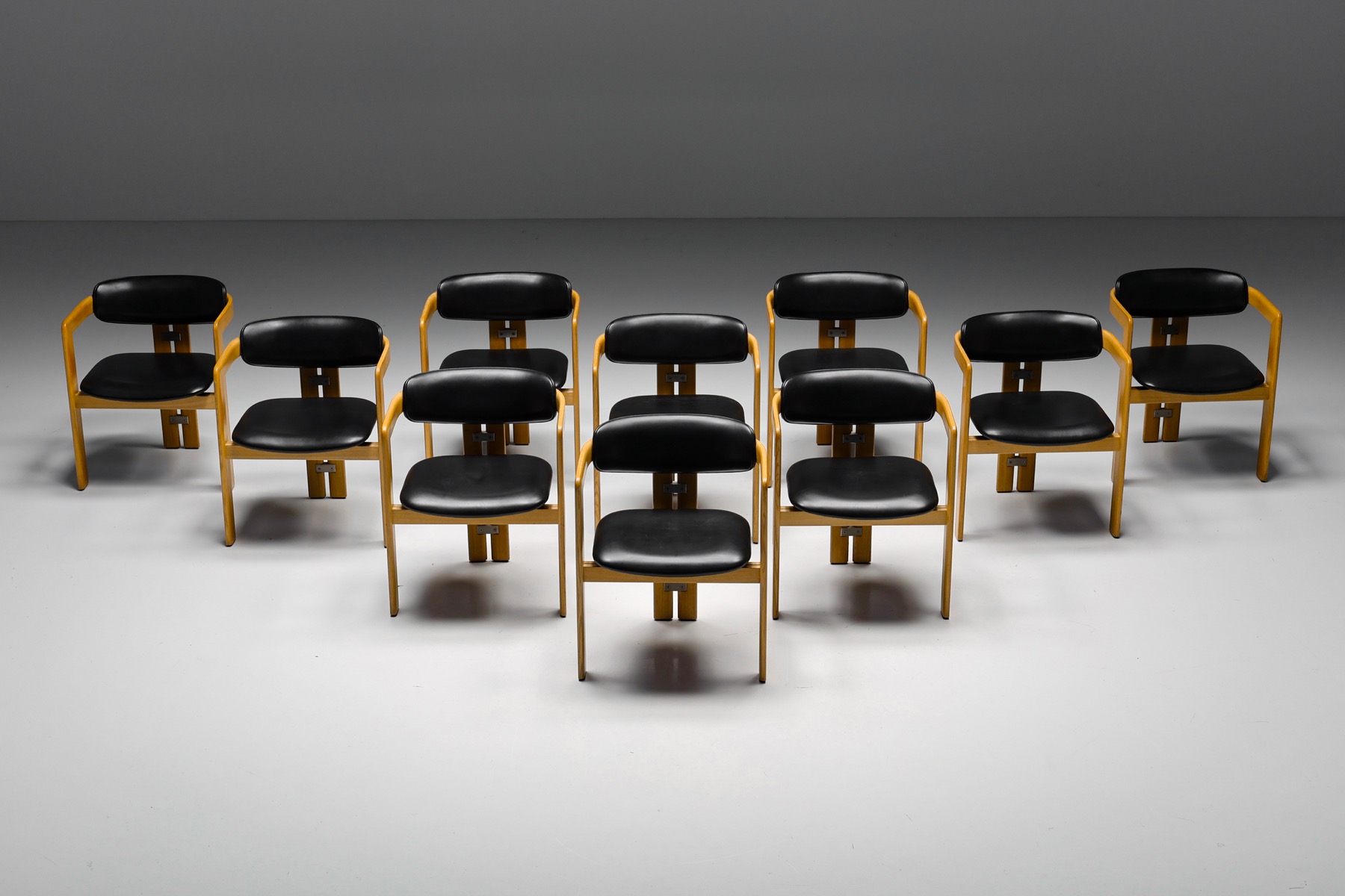 Pamplona Dining Chairs by Augusto Savin for Pozzi - 1965