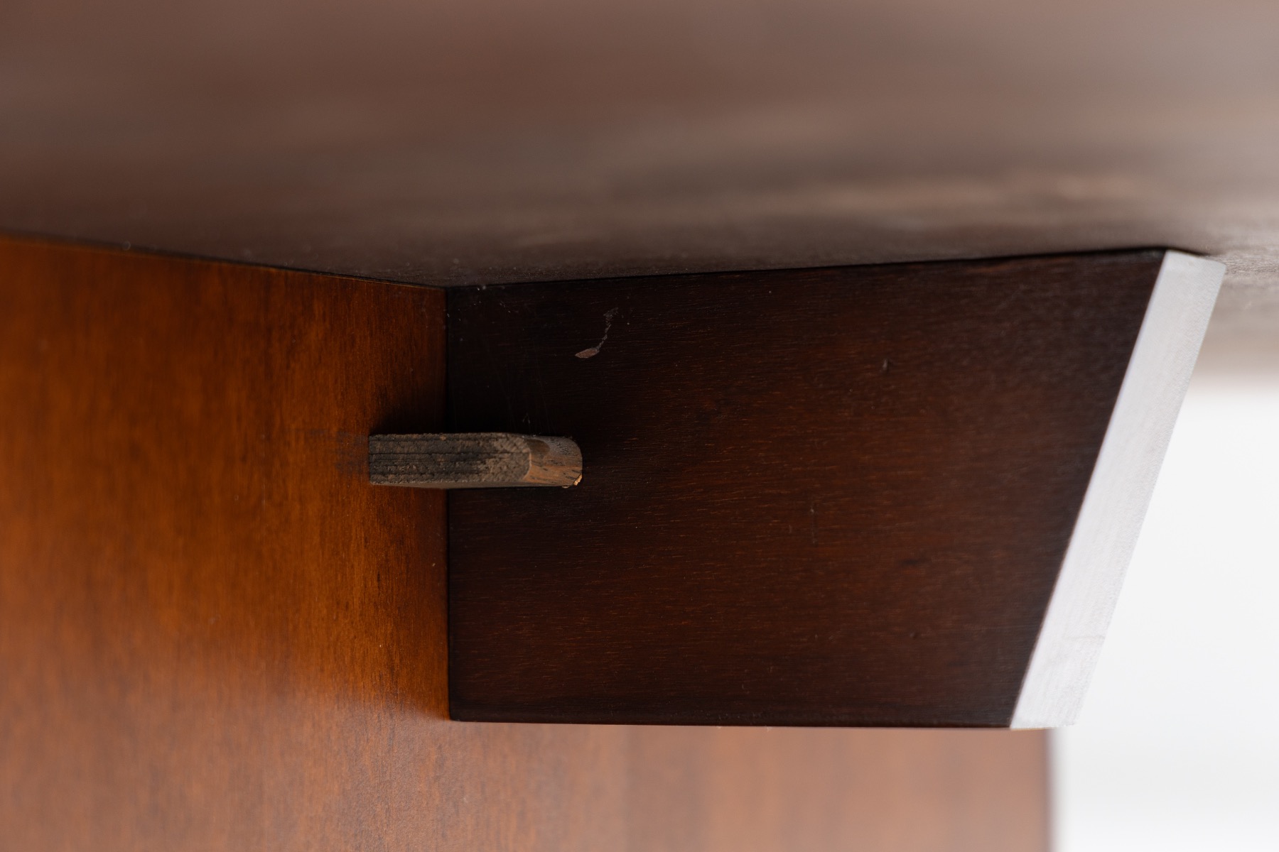Coffee Table by Axel Vervoordt in Wengé and Bamboo - 1980s