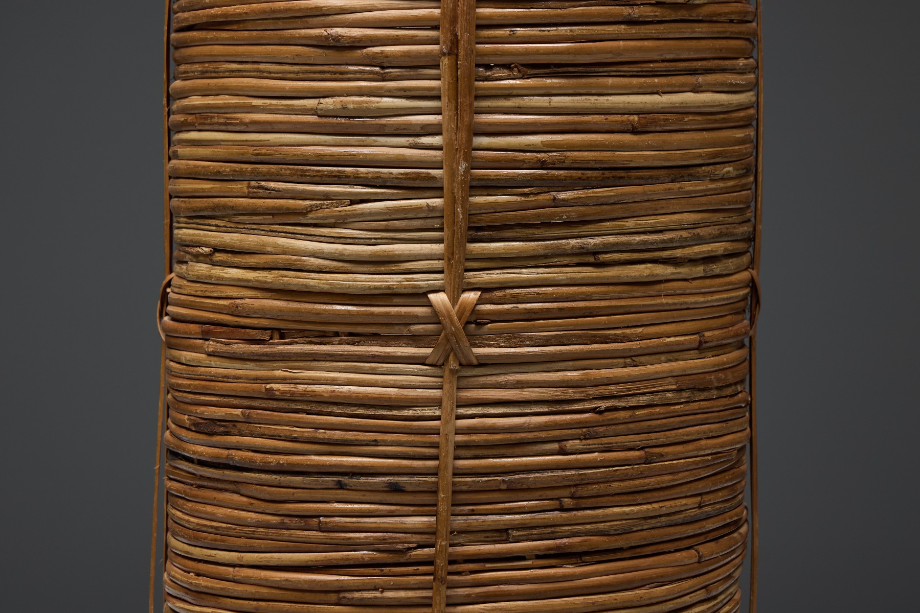 Bamboo and Brass Basket Set - 1970s