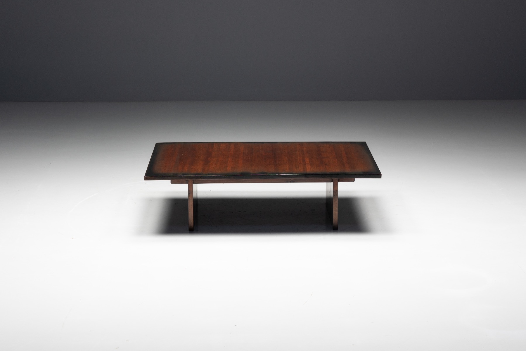 Bamboo Coffee Table by Axel Vervoordt - 1980s