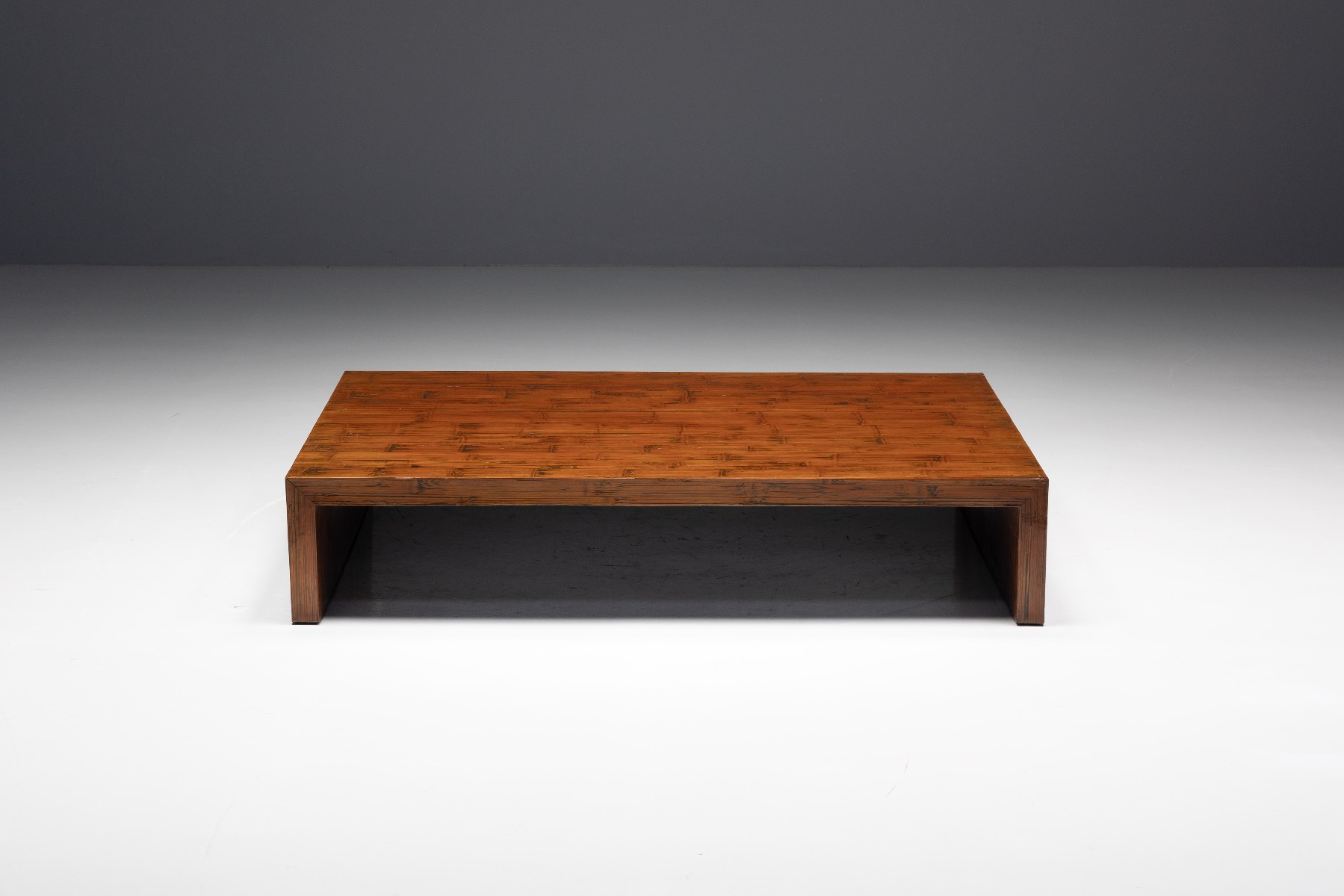 Bamboo Coffee Table in the Style of Axel Vervoordt - 1980s