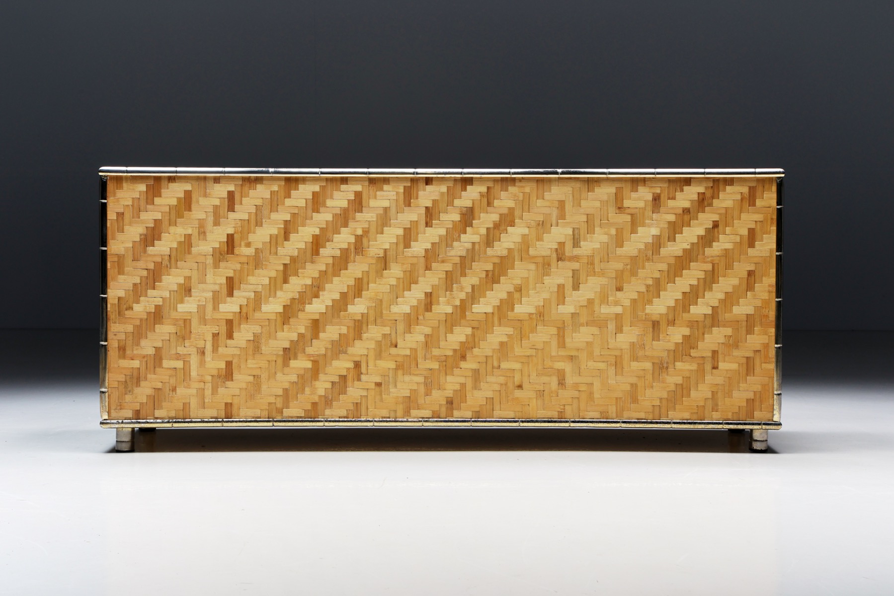 Bamboo Sideboard by Gabriella Crespi, Italy - 1970s