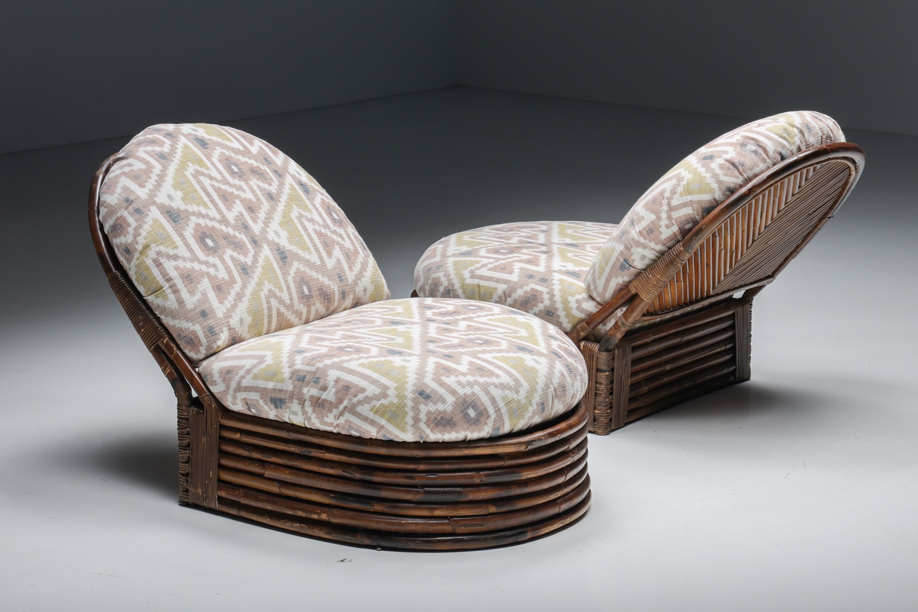 Bamboo Lounge Chairs by Vivai del Sud, Italy - 1970s