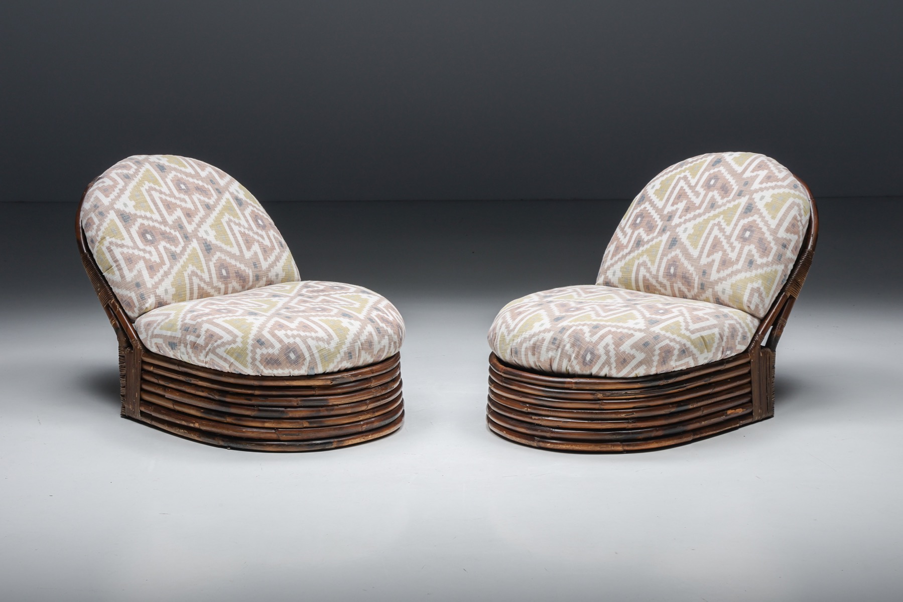 Bamboo Lounge Chairs by Vivai del Sud, Italy - 1970s