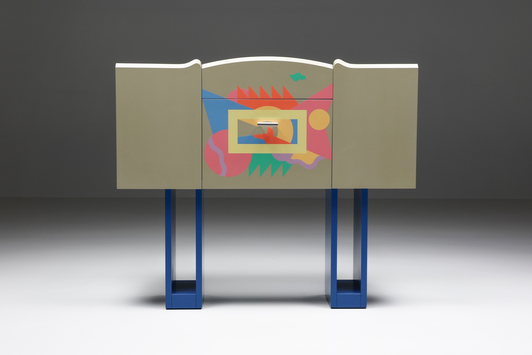 Alessandro Mendini Bar Cabinet, Cantaride for Zanotta - 1984