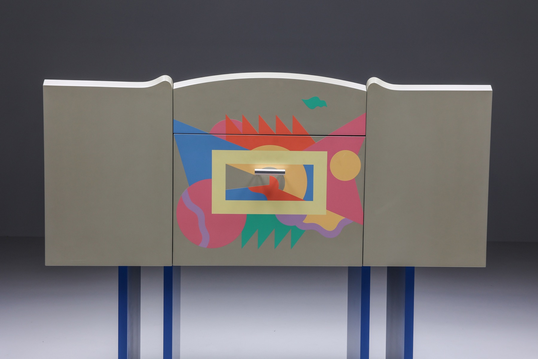 Alessandro Mendini Bar Cabinet, Cantaride for Zanotta - 1984