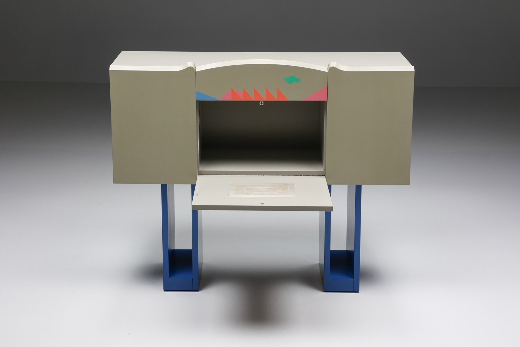 Alessandro Mendini Bar Cabinet, Cantaride for Zanotta - 1984