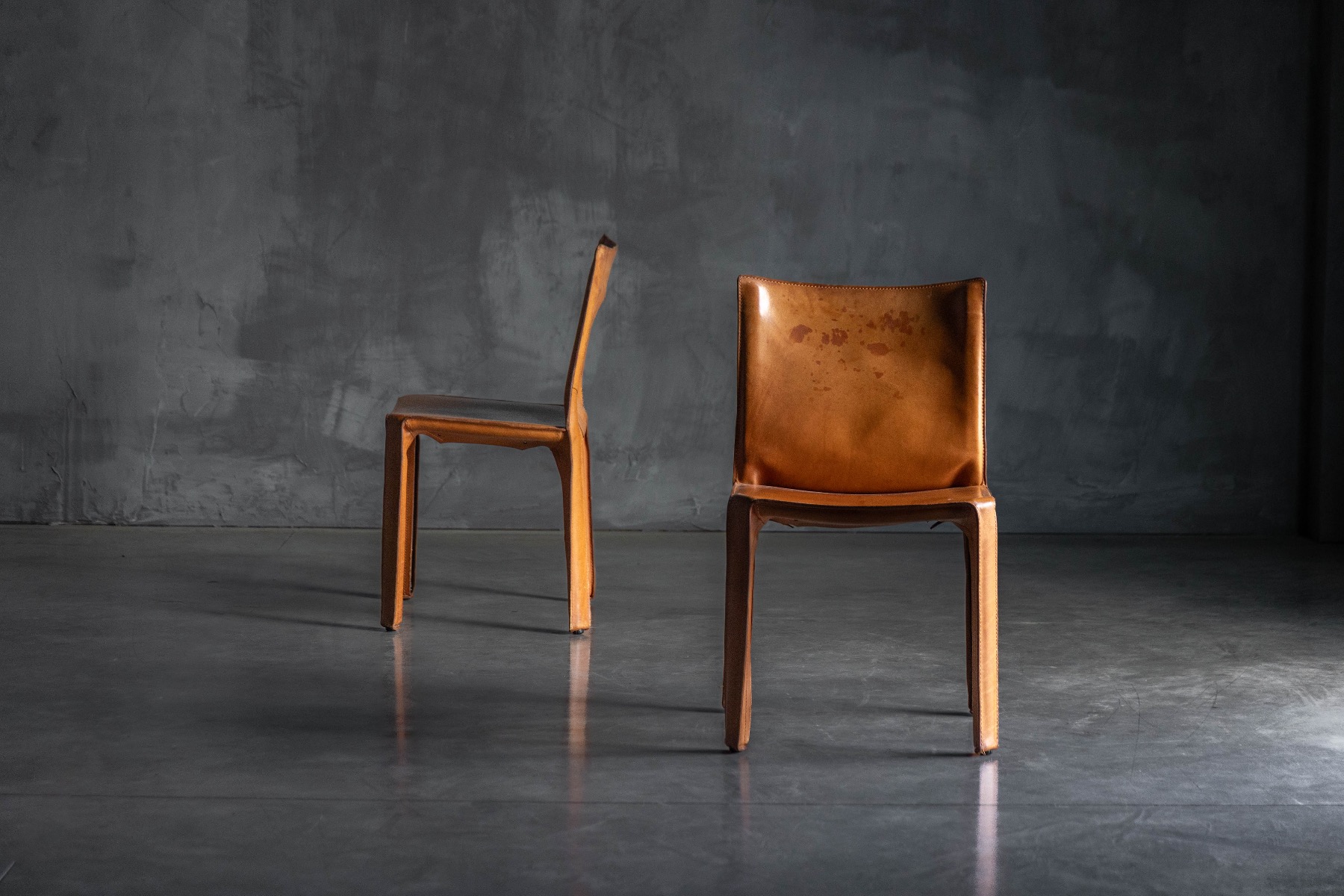 CAB 412 Chairs by Mario Bellini for Cassina - 1970s