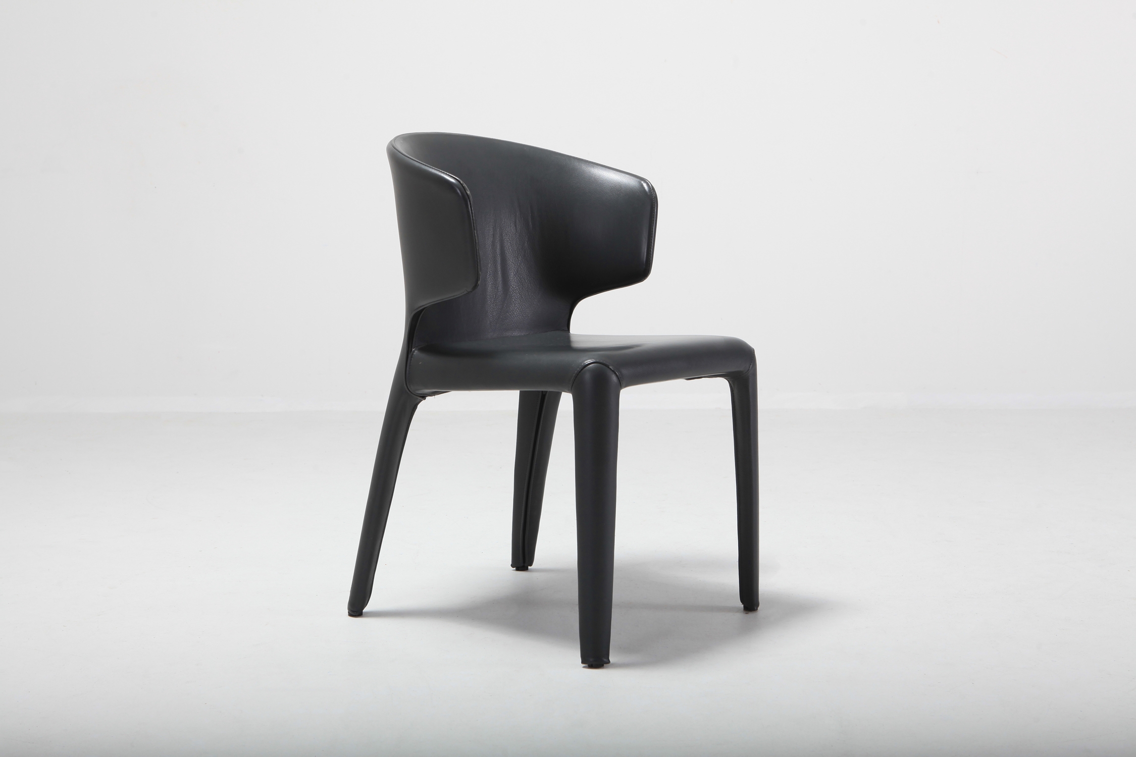 Cassina 367 Hola Chairs by Hannes Wettstein Full Leather Version - 2003