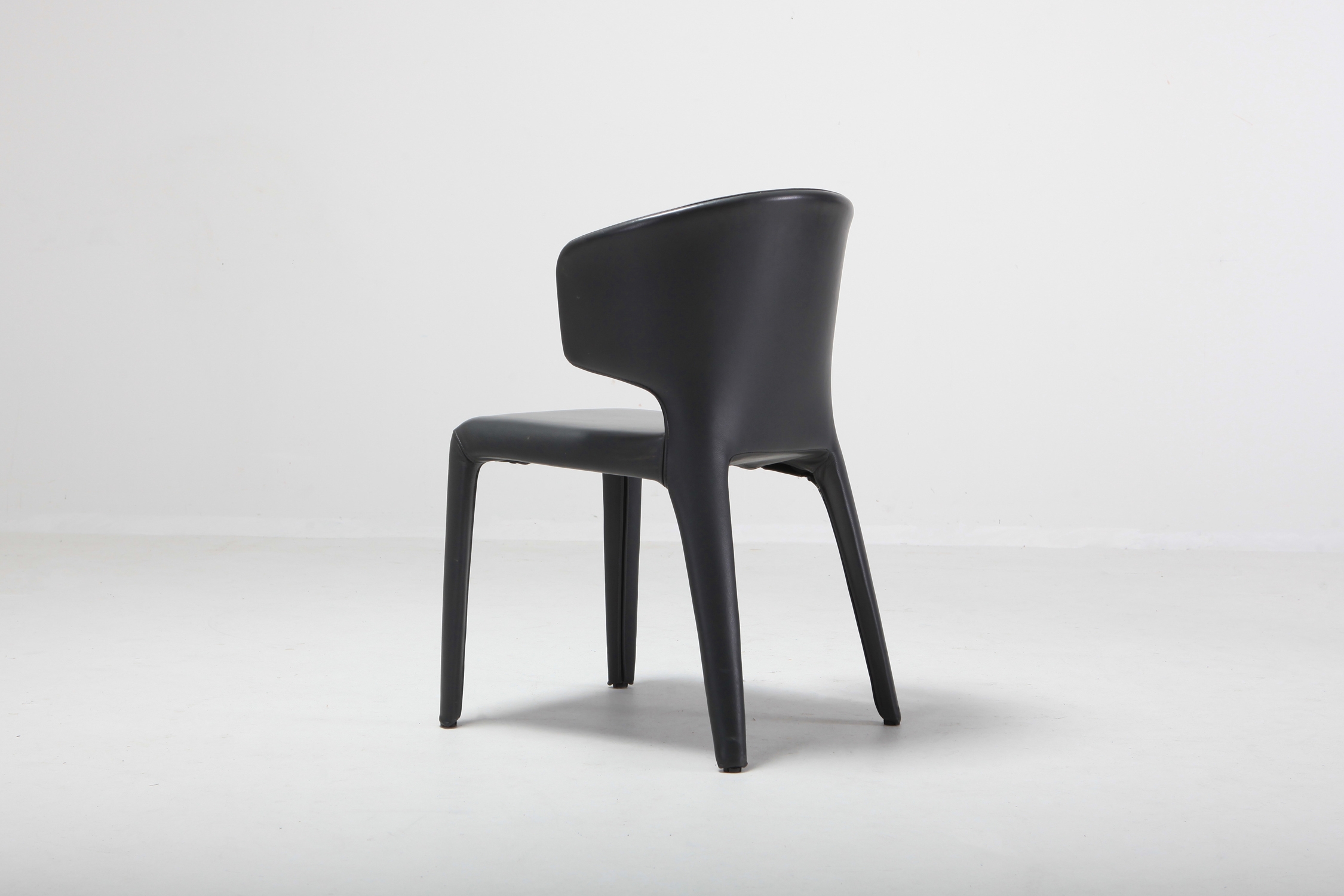 Cassina 367 Hola Chairs by Hannes Wettstein Full Leather Version - 2003