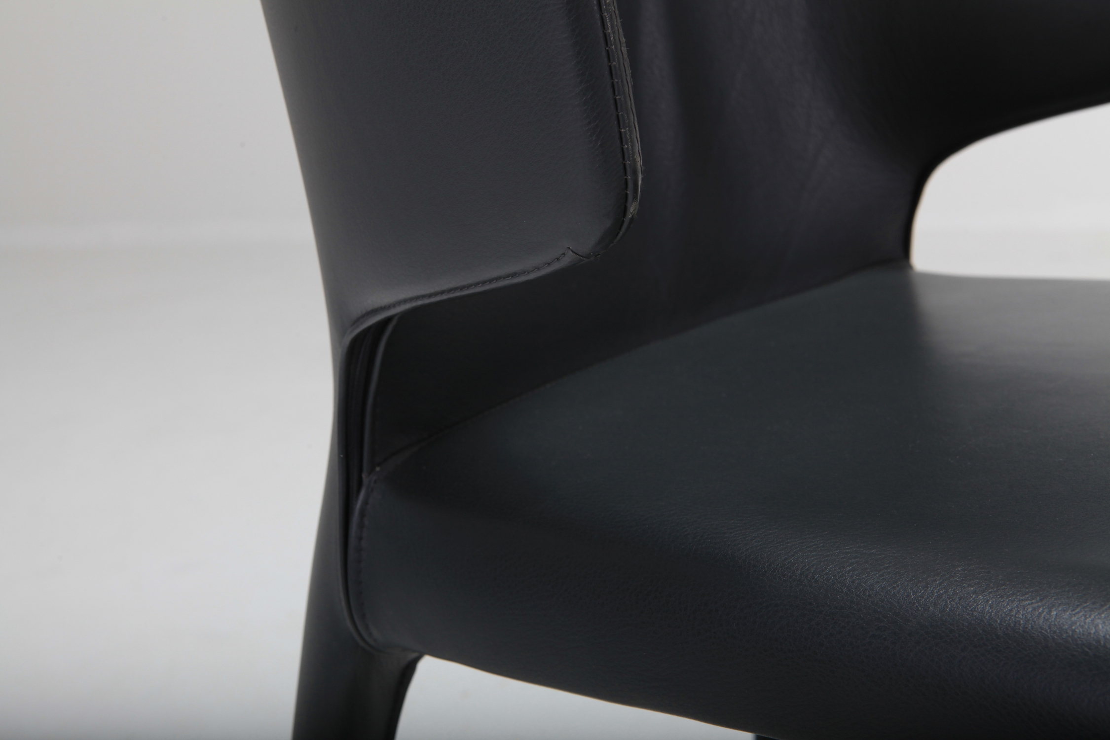 Cassina 367 Hola Chairs by Hannes Wettstein Full Leather Version - 2003