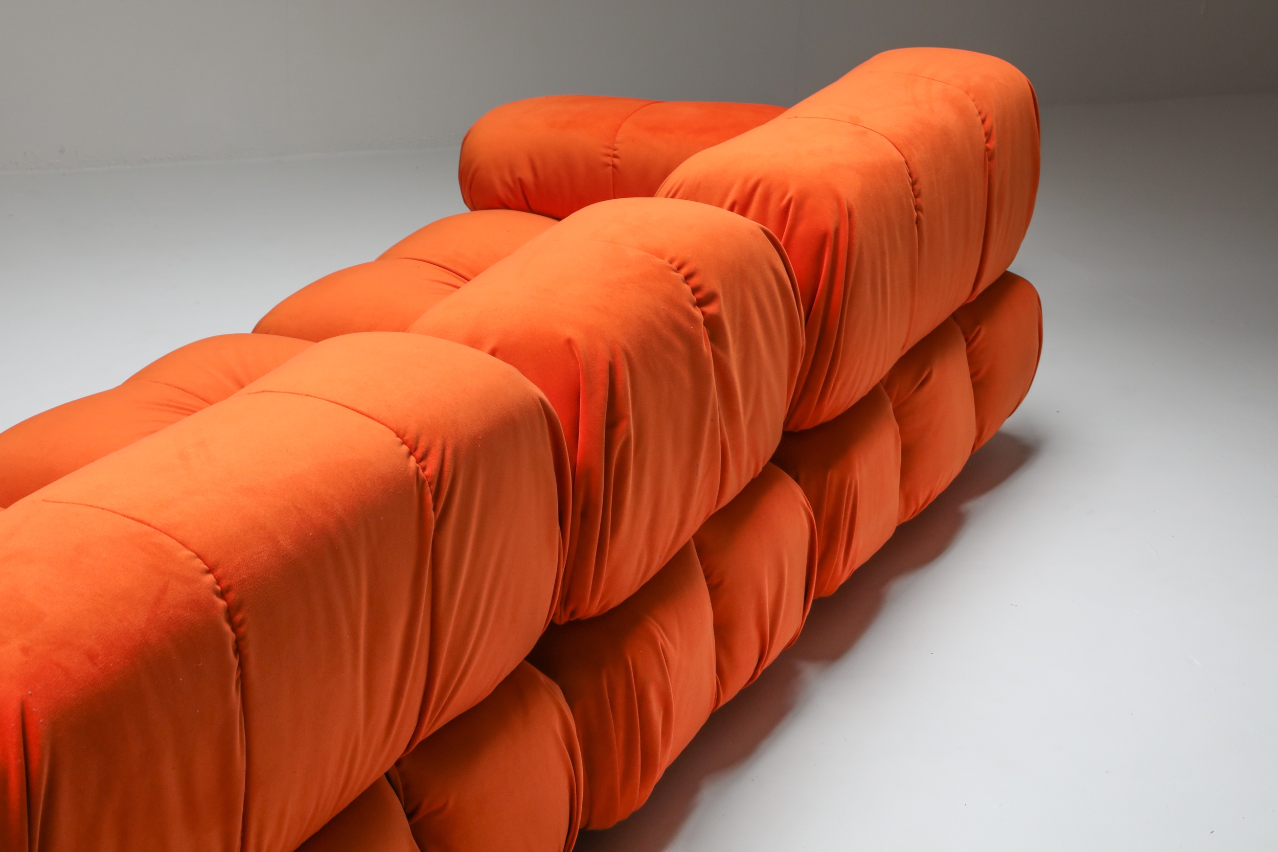 Camaleonda sectional sofa in bright orange  - 1970s