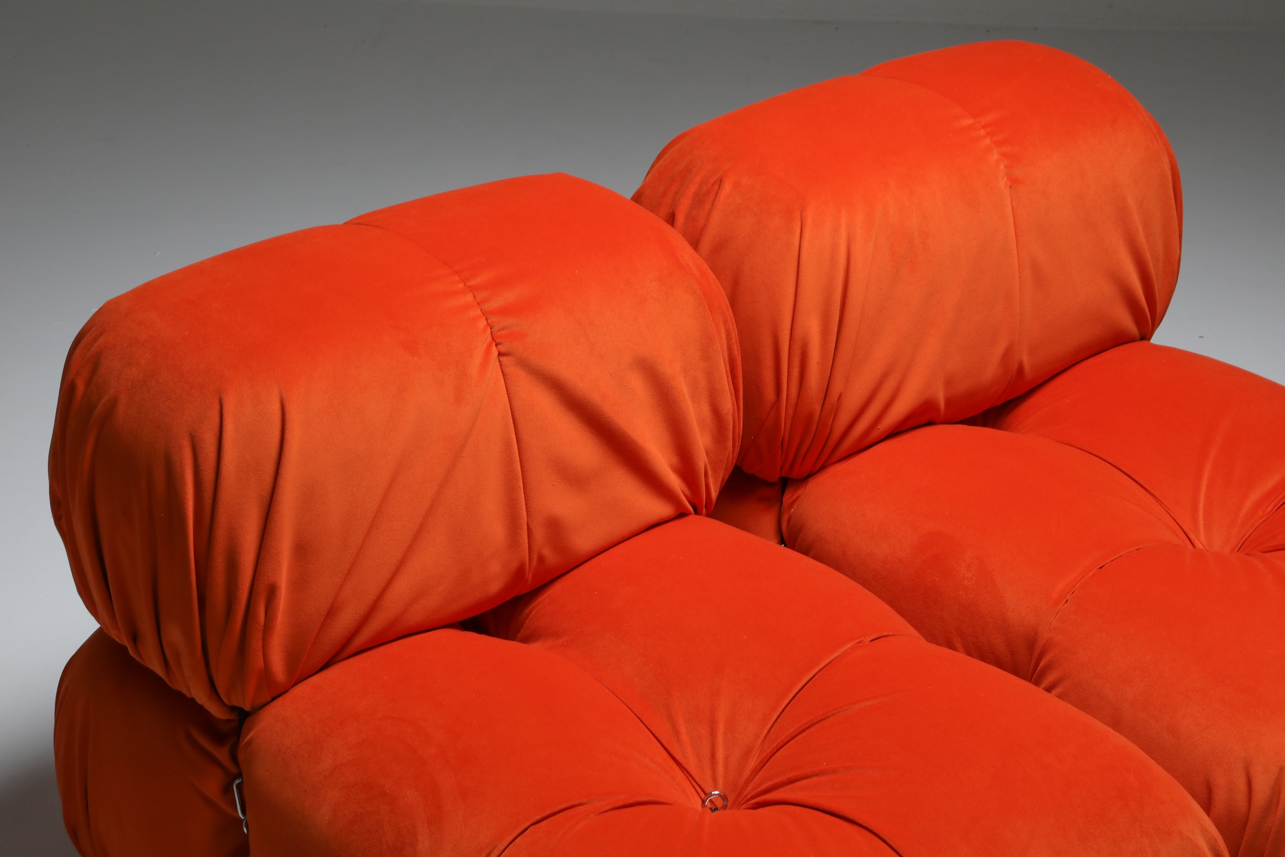 Camaleonda sectional sofa in bright orange  - 1970s