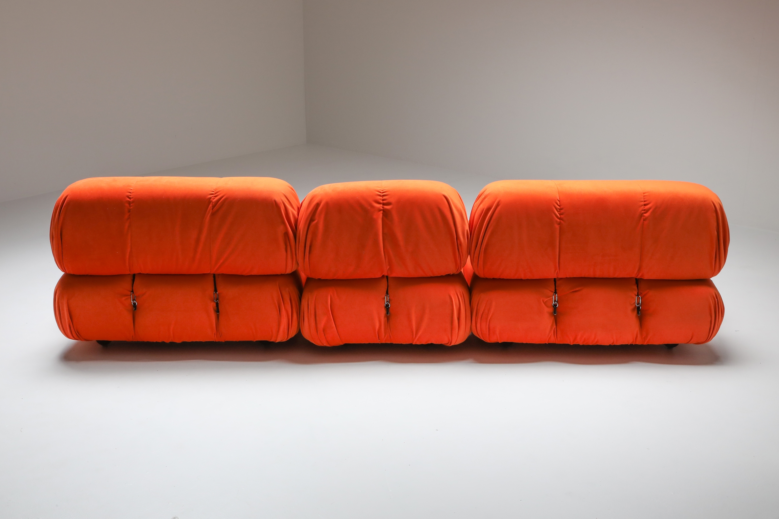 Camaleonda sectional sofa in bright orange  - 1970s