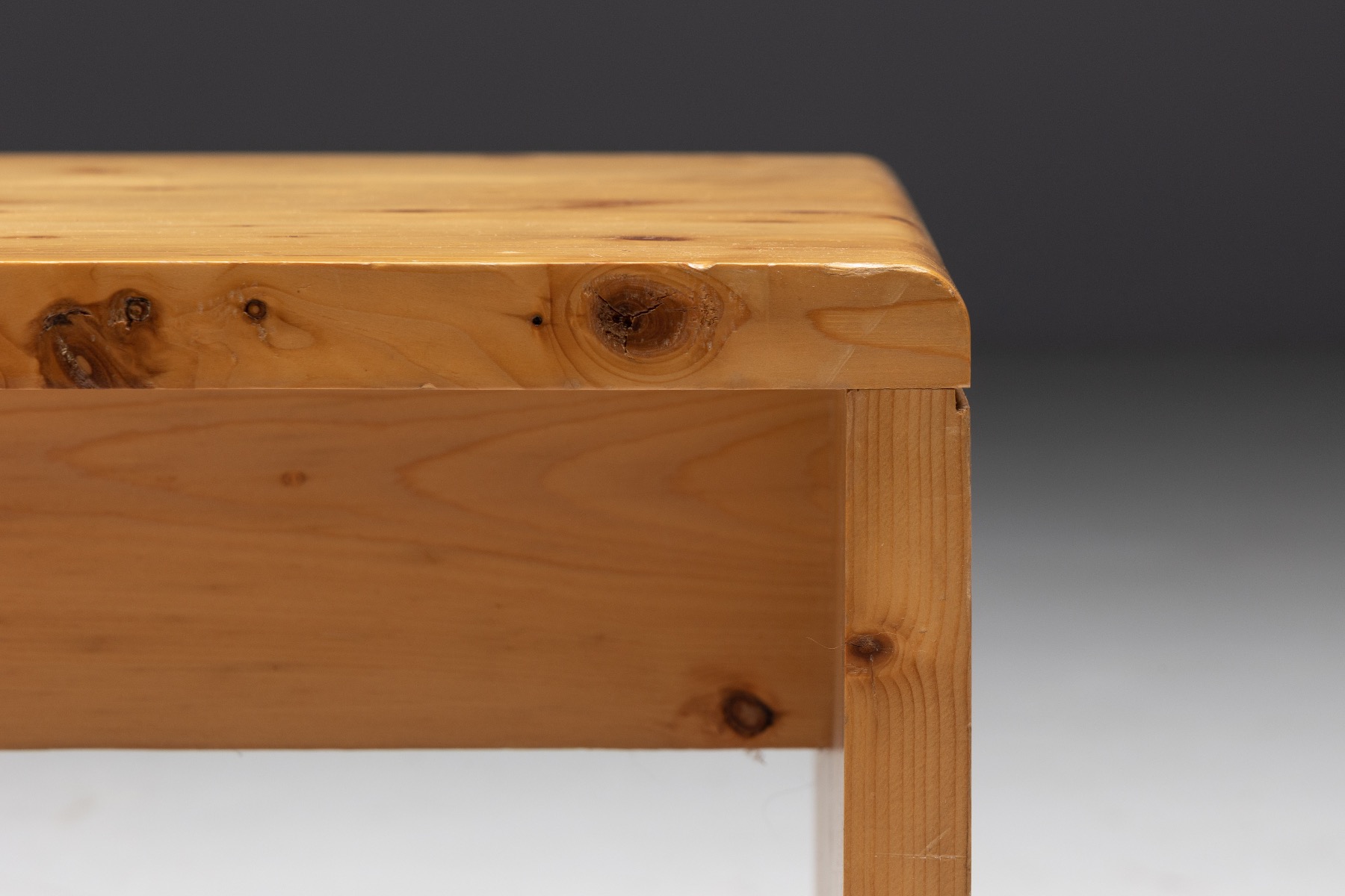 Pine Bench by Charlotte Perriand for Méribel - 1960s