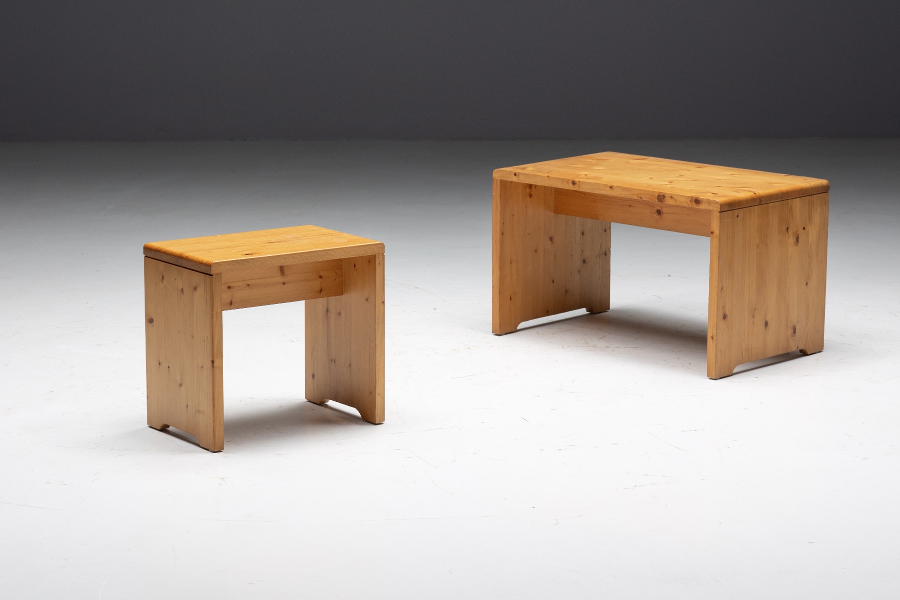Pine Bench by Charlotte Perriand for Méribel - 1960s