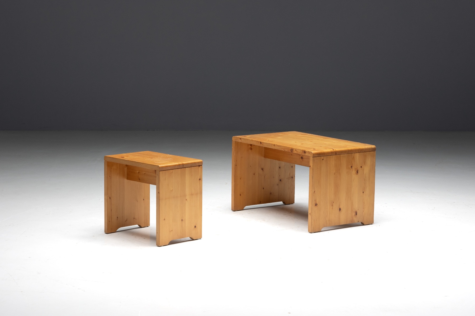 Pine Bench by Charlotte Perriand for Méribel - 1960s