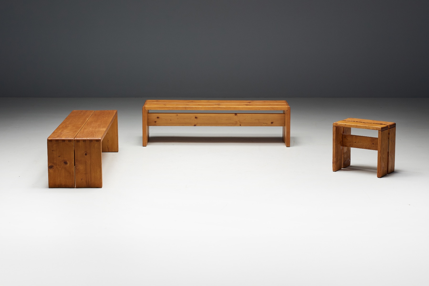 Benches by Charlotte Perriand for Les Arcs - 1960s