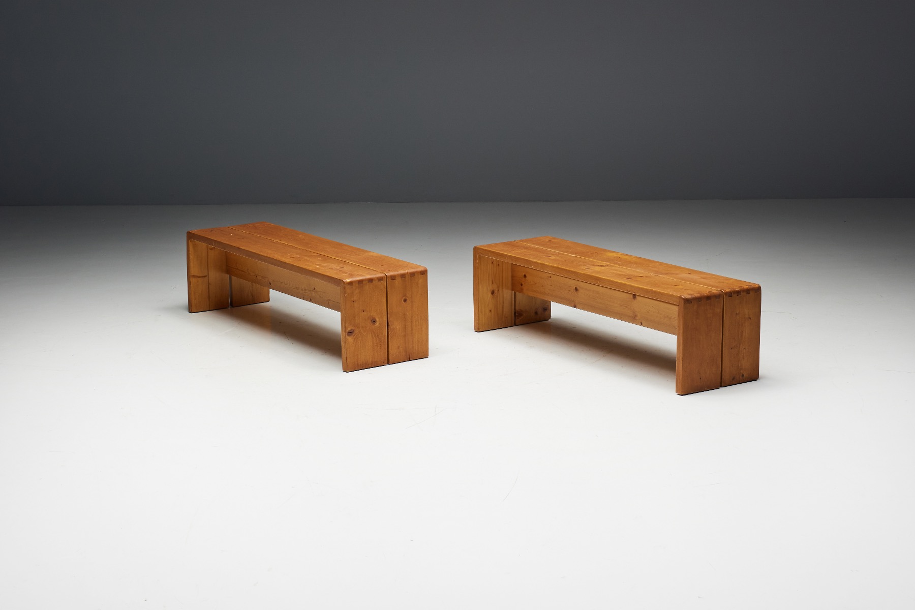 Benches by Charlotte Perriand for Les Arcs - 1960s