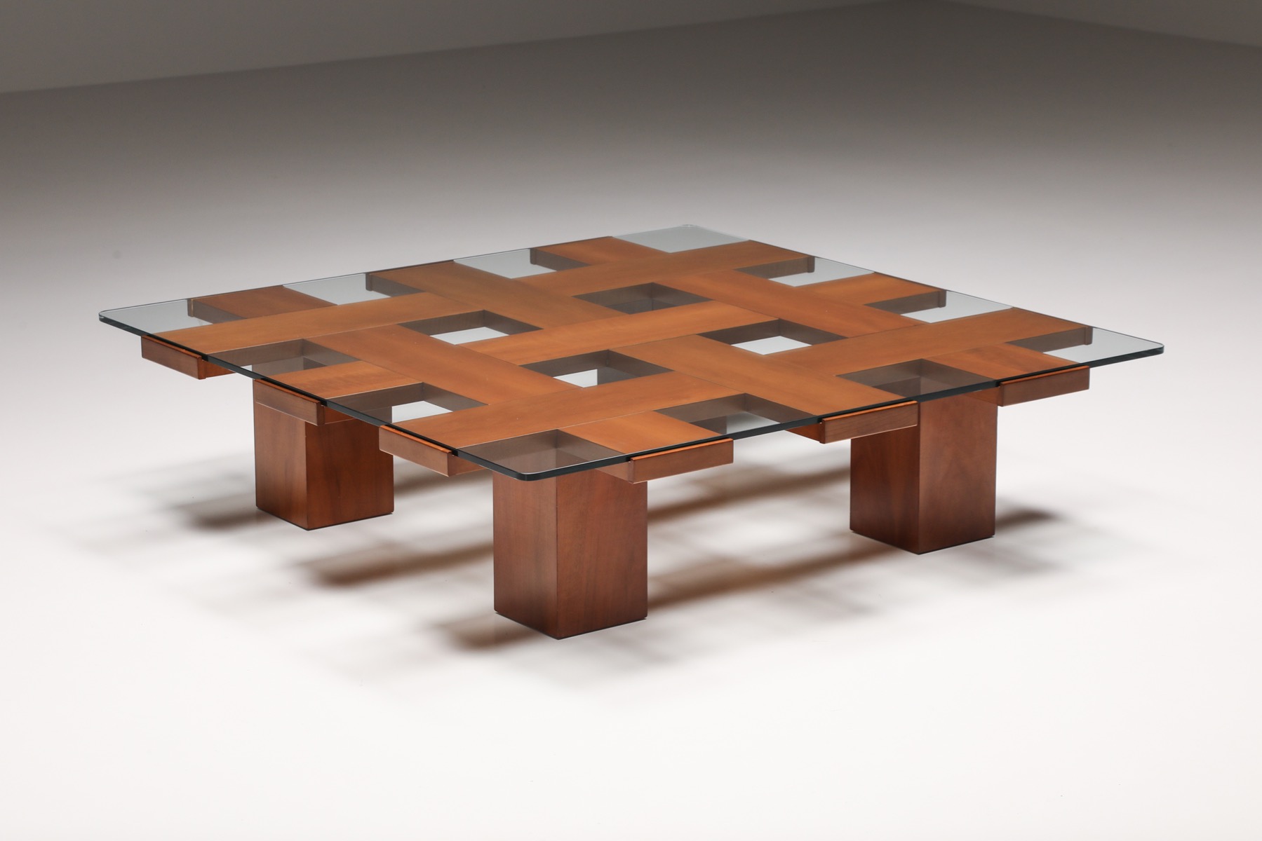 Bernini Style Square Coffee Table - 1950's