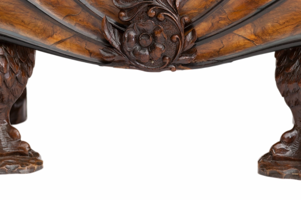Rare Walnut Cabinet Chest In The Late Empire Taste - 1900s