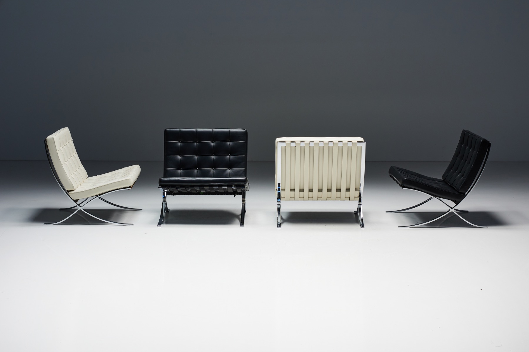 Barcelona Chair by Mies van der Rohe for Knoll - 1980s