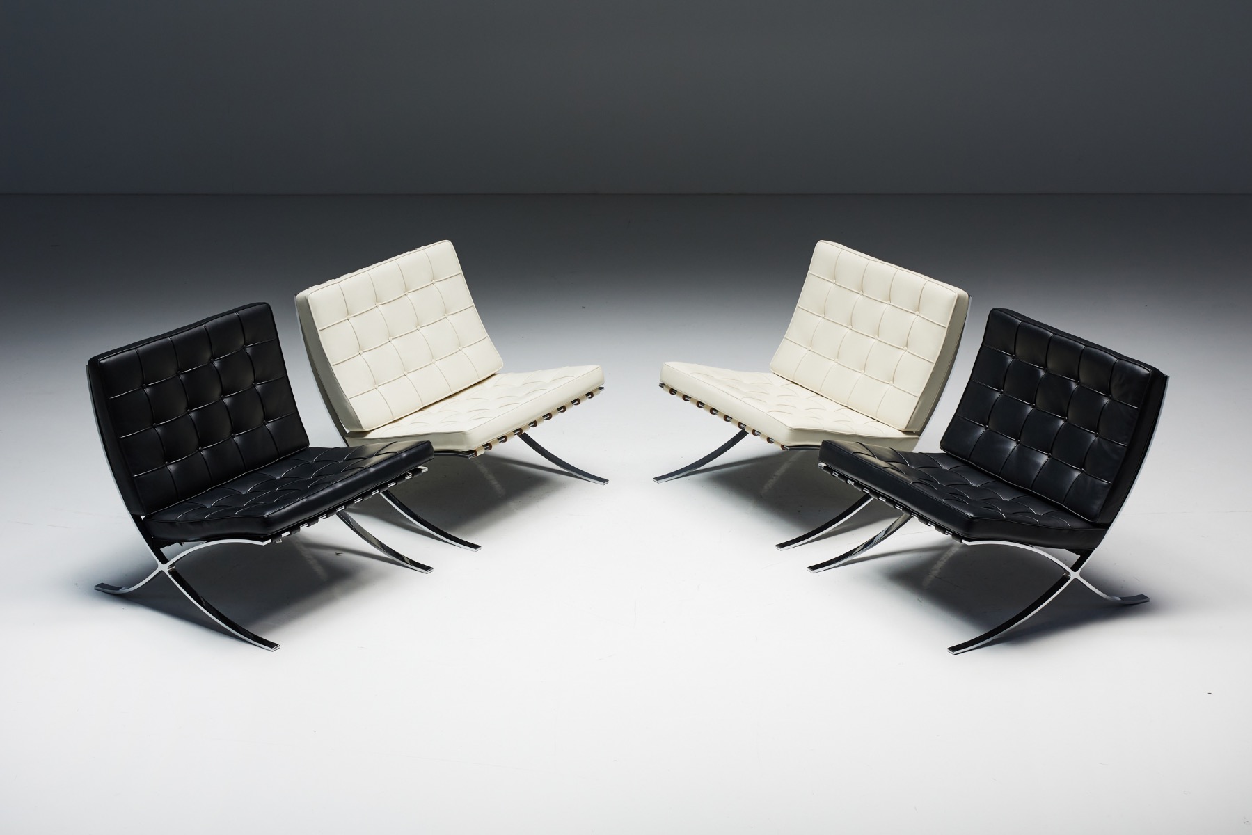 Barcelona Chair by Mies van der Rohe for Knoll - 1980s