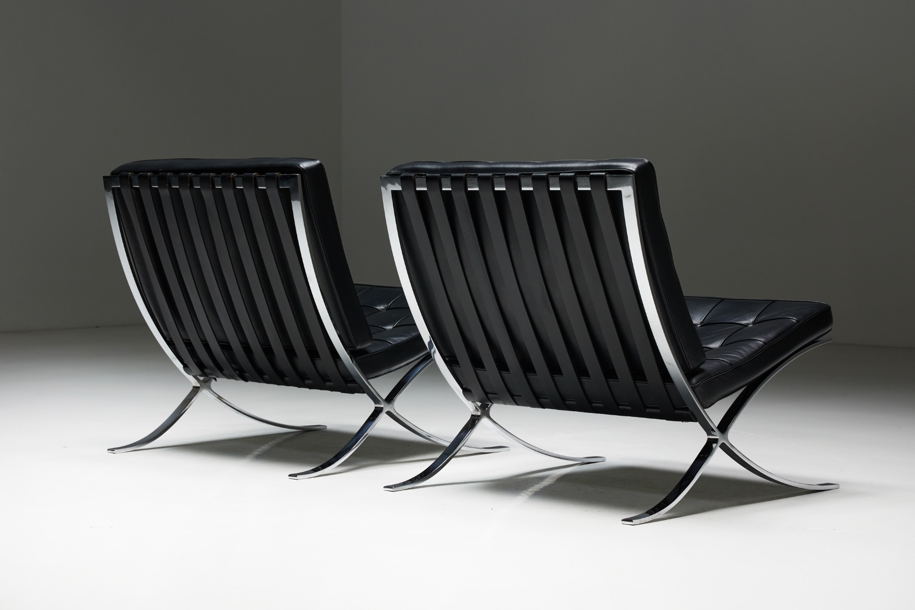 Barcelona Chair by Mies van der Rohe for Knoll - 1980s