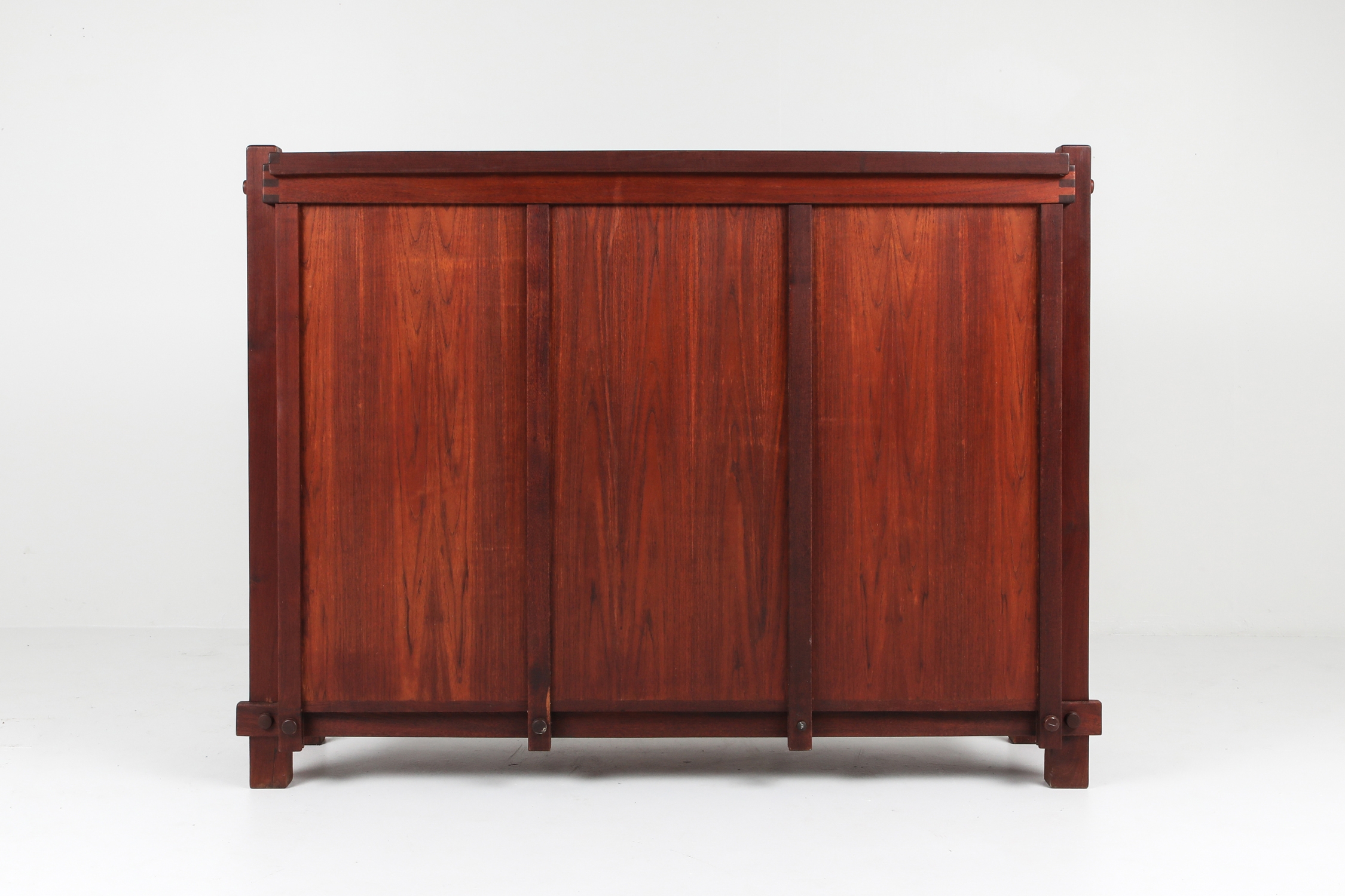 French Elm Cabinet In The Style Of Pierre Chapo - 1960s