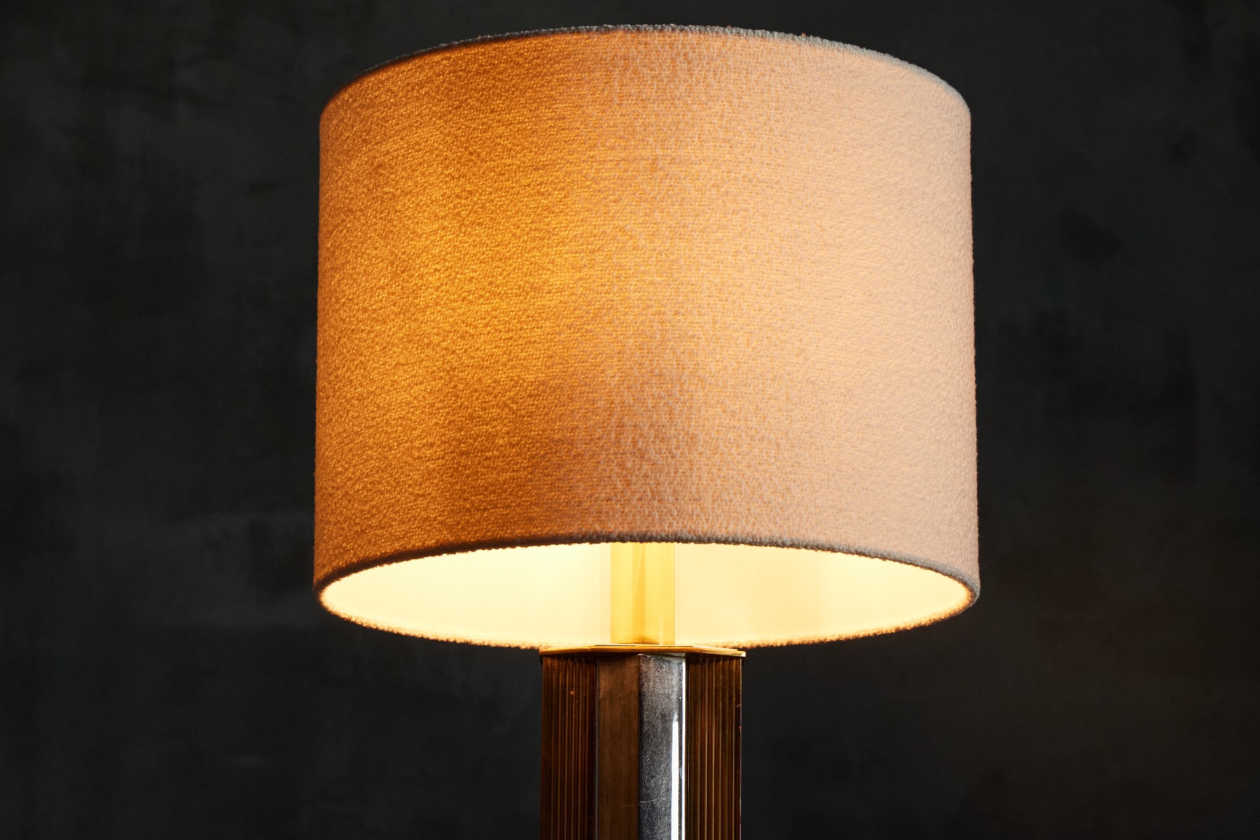 Regency Brass Floor Lamp - 1970s