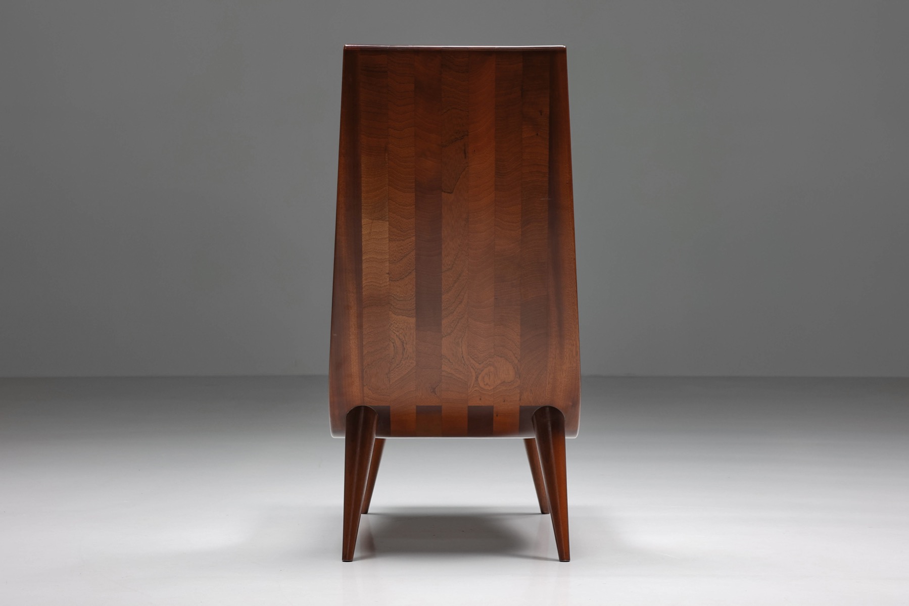 Brazilian Mid-Century Modern Lounge Chair in Walnut - 1970