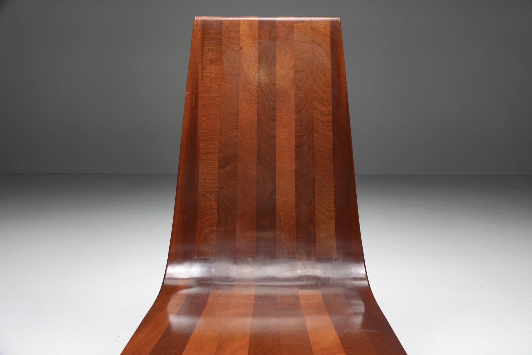 Brazilian Mid-Century Modern Lounge Chair in Walnut - 1970
