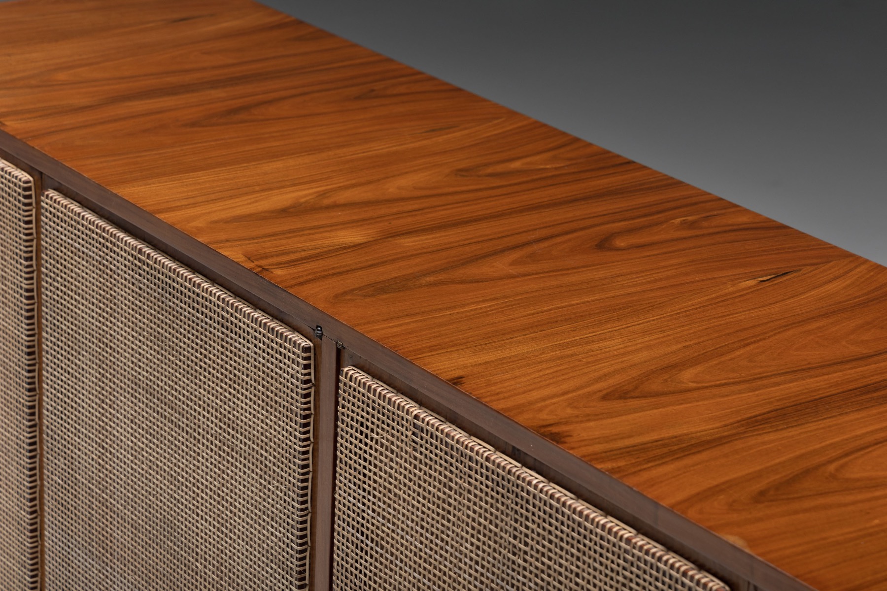 Brazilian Caviuna and Cane Sideboard - 1960s