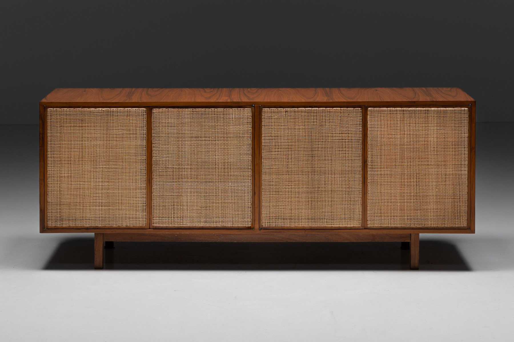 Brazilian Caviuna and Cane Sideboard - 1960s