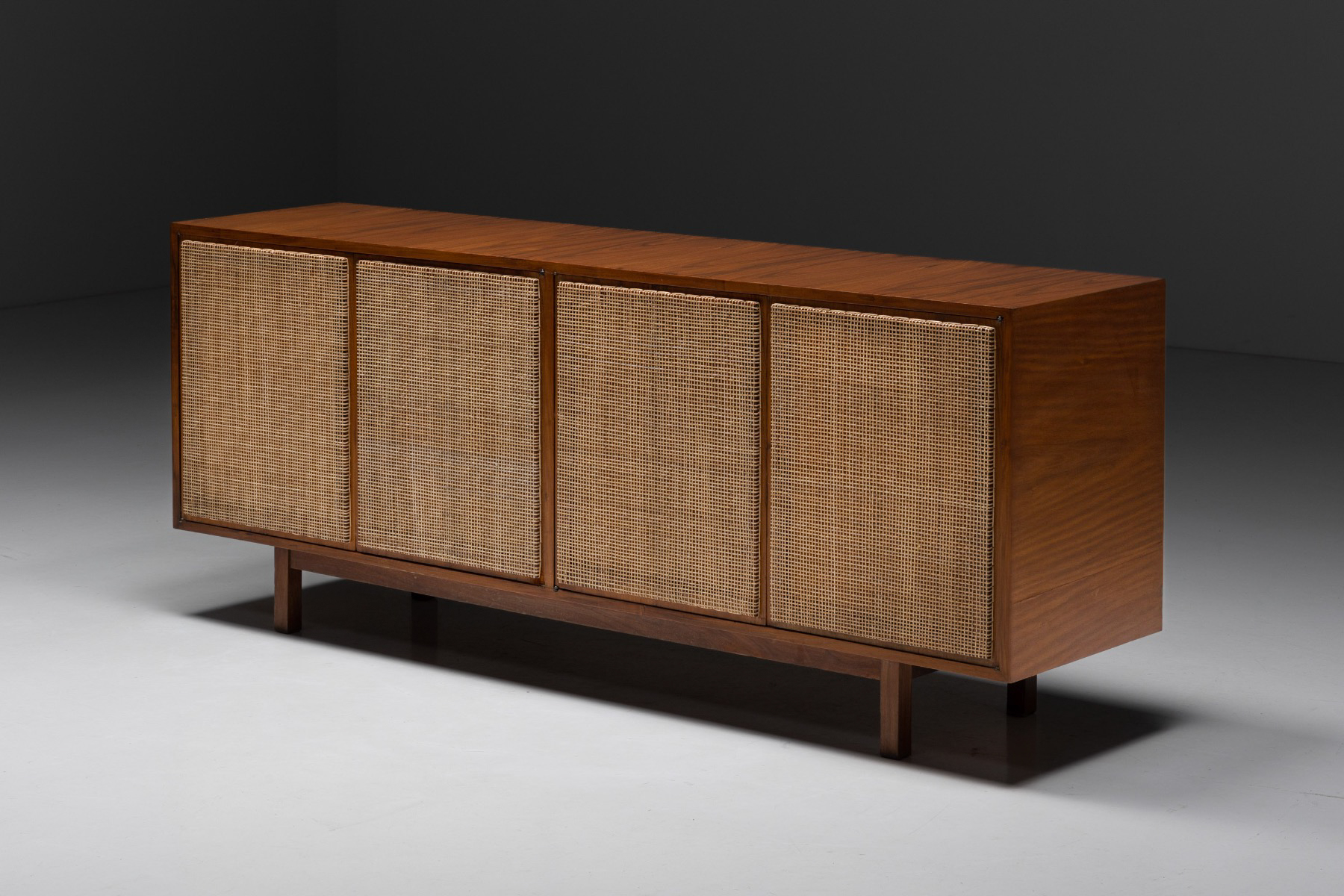 Brazilian Caviuna and Cane Sideboard - 1960s