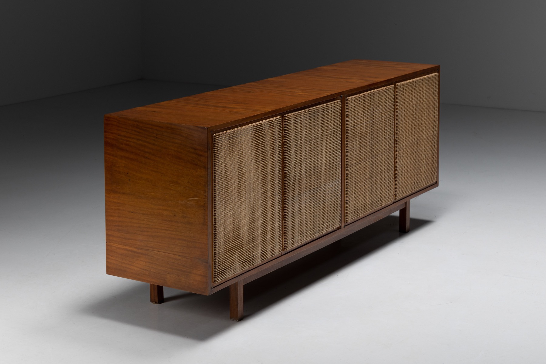 Brazilian Caviuna and Cane Sideboard - 1960s