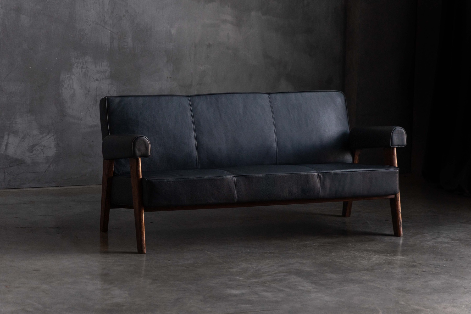 Bridge Sofa by Le Corbusier and Pierre Jeanneret, India - 1950s