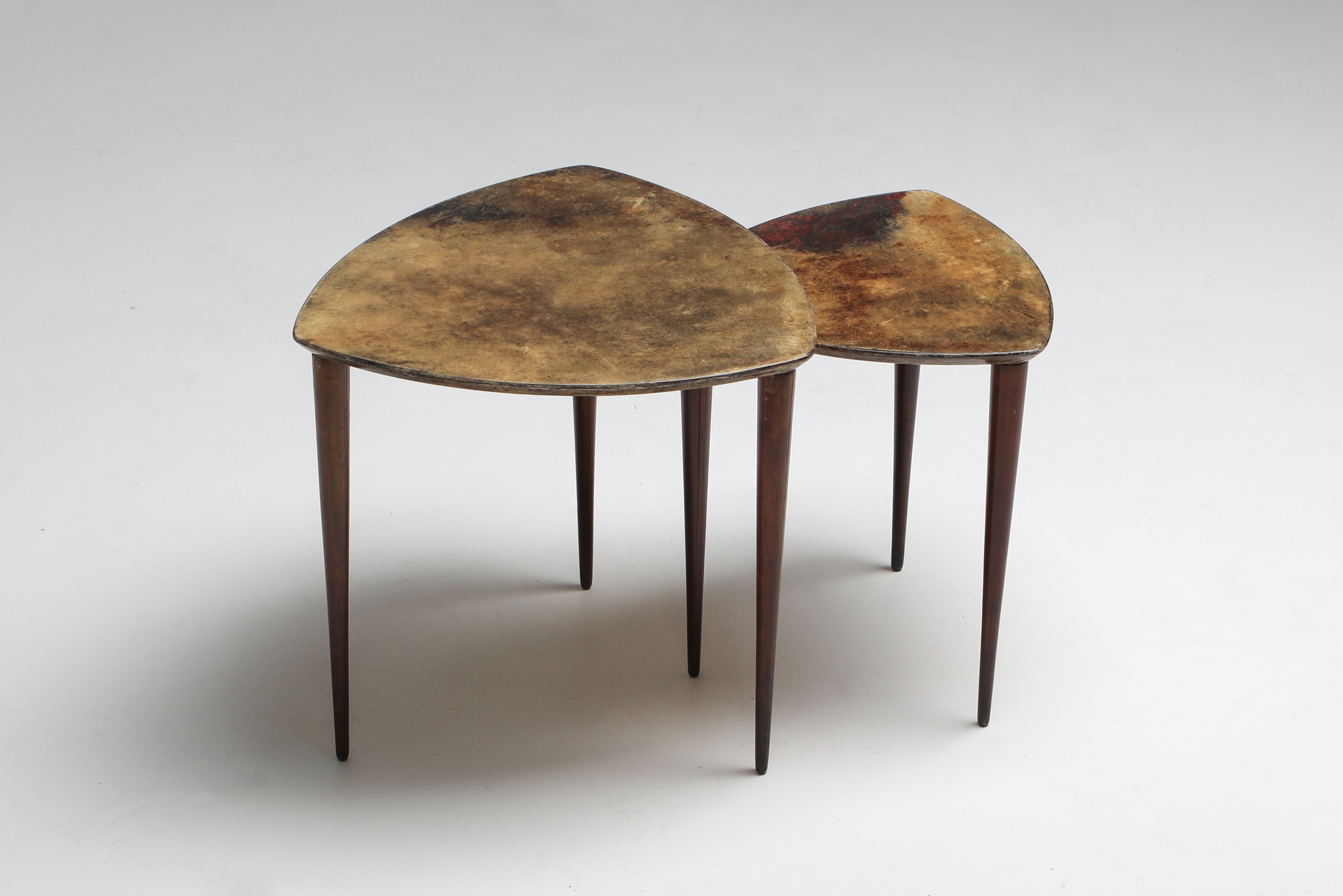 Aldo Tura Pair Of Side Tables - 1970s