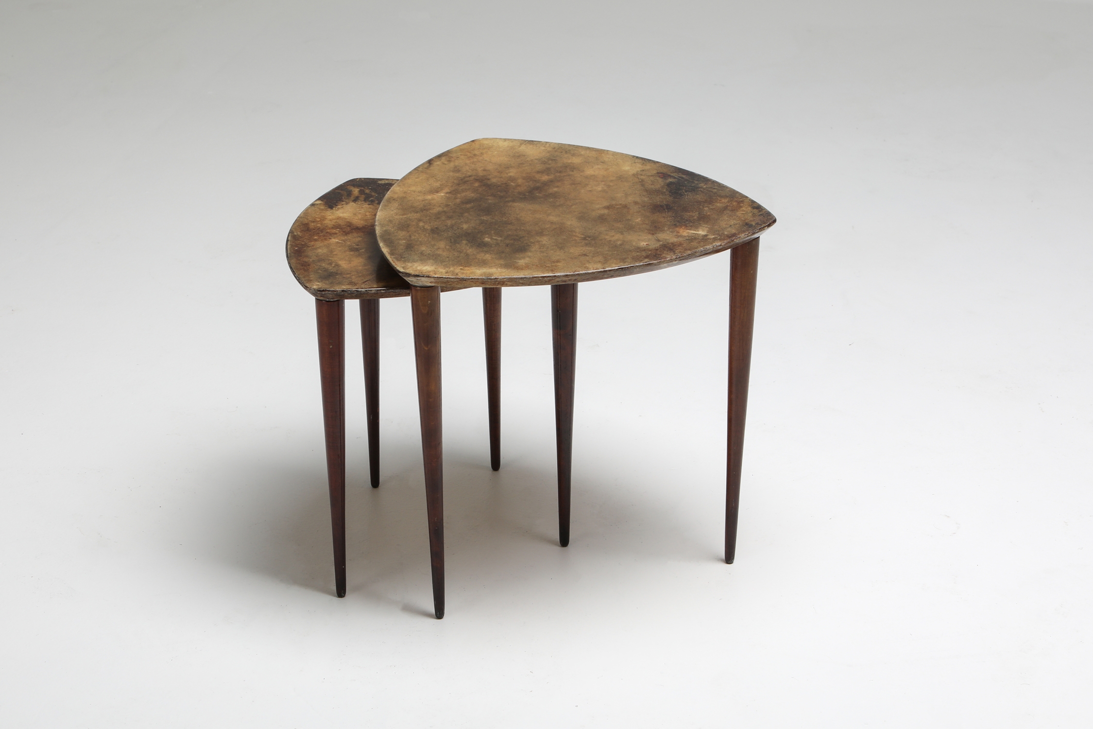 Aldo Tura Pair Of Side Tables - 1970s