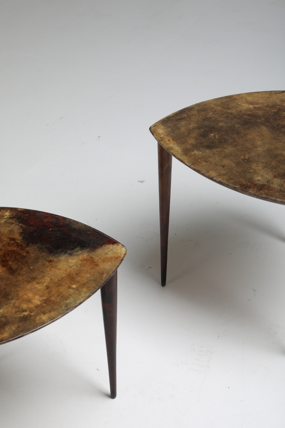 Aldo Tura Pair Of Side Tables - 1970s