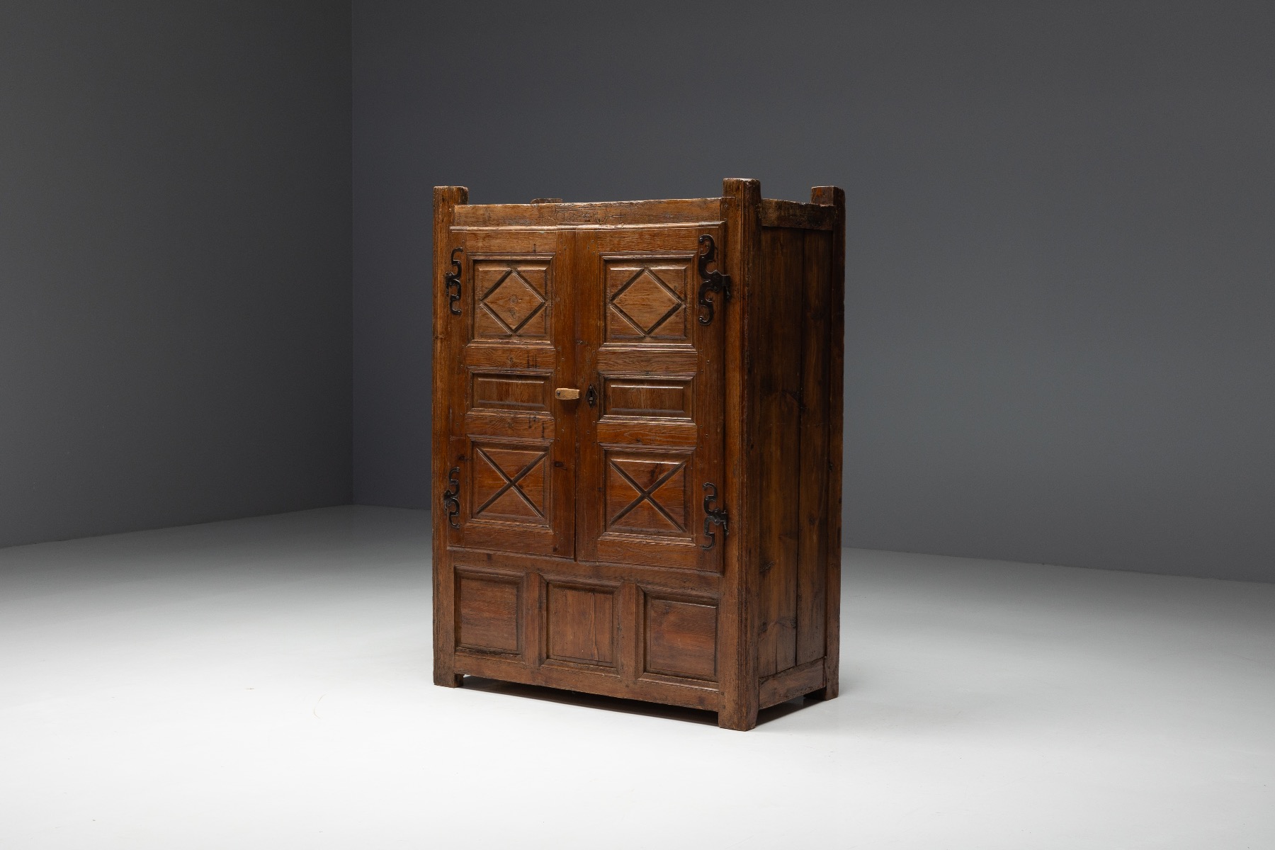 Brutalist Art Populaire Cabinet - 1848